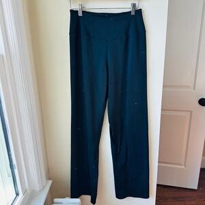 Goodmove Marks and Spencer Black High Waisted Wide Leg Active Pants 12 0924 3683